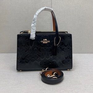 Coach Black Patent Leather Satchel